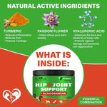 Hip and joint supplement key ingredients – glucosamine, chondroitin, MSM, turmeric